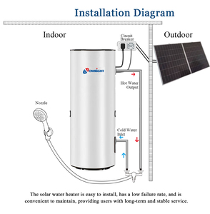 <span class=keywords><strong>Chauffe</strong></span>-<span class=keywords><strong>eau</strong></span> solaire intelligent 200L, type de stockage, utilisation hôtelière et domestique, garantie de 3 ans, transactions sécurisées, sans risque, retours faciles - Product Image 2