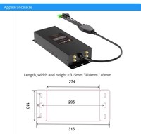 Passerelle IoT cellulaire CAT1 Net Join NJ-iot520 pour éclairage public urbain avec capteur intégré pour une connectivité instantanée