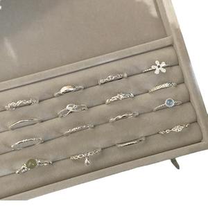 Anneaux ajustables en argent sterling 925, bijoux de mode en gros pour femmes - Product Image 5