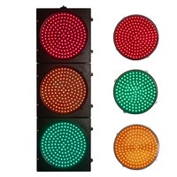 Feux de circulation circulaires LED sans frontières à technologie de pointe pour véhicules à moteur, économie d'énergie pour les intersections circulaires