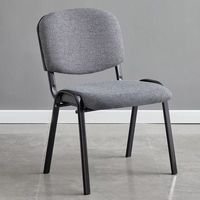 Chaises de conférence commerciales empilables au design moderne avec tissu ergonomique et base en métal pour événements, écoles, hôtels, bureaux