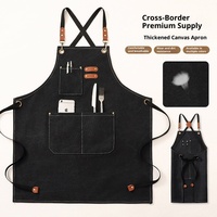 Tablier de Barbier en Coton Sans Manches avec Logo Personnalisé - Écologique et Durable pour Coiffeurs