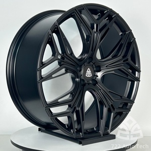 Cerchi Forgiati 722auto per VW Golf GTI R 17 18 19 20 Pollici, Neri Lucidi Multirazza, Monoblocco, Concavi Profondi, per Hot Hatch Performance - Product Image 2