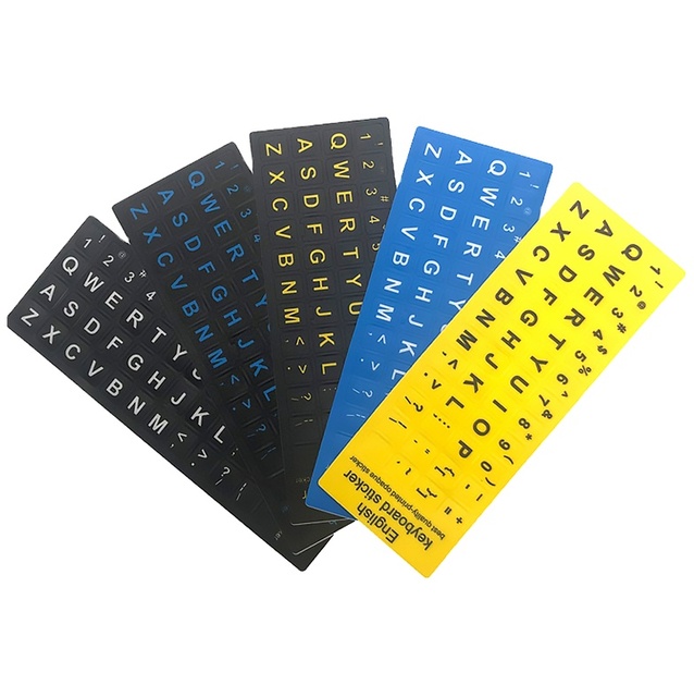 Custom Manufacturer Wholesale Printing Diy Decorative Keyboard Stickers Korea Laptop Keyboard Stickers