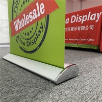 Support de bannière enroulable Flex Banner pour exposition, personnalisé, simple face, Kakemono, en aluminium rétractable