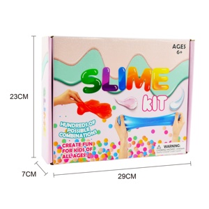 Nhà máy Made 12 màu DIY phim hoạt hình chơi bột hội thảo môi trường trẻ em Slime trẻ em Đồ chơi giáo dục Slime Kit cho cô gái 10-12, - Product Image 5