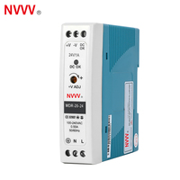 Alimentation électrique sur rail DIN MDR-20-24 12V 24V CC, entrée CA universelle, sortie 20W 24V, économique