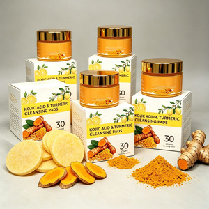 Crème pour le visage au curcuma naturel pour l'hyperpigmentation, les taches brunes, anti-âge, hydratante, réparatrice de la peau - Product Image 3