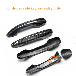 Couvercle de poignée de porte en Fiber de carbone pour W205 W222 W257 W213 W238 W177 W118 <span class=keywords><strong>AMG</strong></span> <span class=keywords><strong>GT</strong></span>, capteur d'entrée sans clé, garniture extérieure - Product Image 4