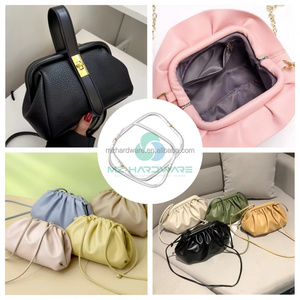 MZ Vente directe usine / Livraison rapide 16/20/25/30cm Cadre en <span class=keywords><strong>tube</strong></span> d'aluminium <span class=keywords><strong>pour</strong></span> sac à main, Pièces de sac à main DIY, <span class=keywords><strong>Clip</strong></span> <span class=keywords><strong>pour</strong></span> sac nuage tissé, Cadre de sac à main - Product Image 4