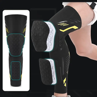 Sports course à pied randonnée football athlétique musculation genouillères orthèse chaussettes sans pied pour le soulagement des douleurs articulaires