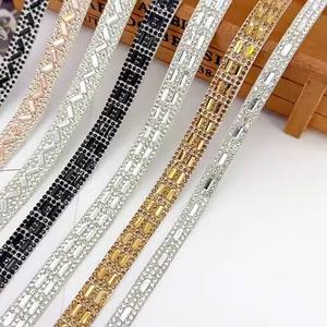 Đầy màu sắc pha lê <span class=keywords><strong>Rhinestone</strong></span> đính cườm Gown chuỗi đính tua hạt chuỗi phụ kiện - Product Image 3