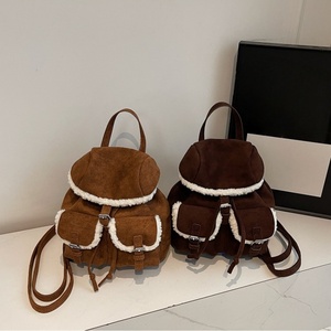 Bolsos de Hombro de Moda, Portátiles, de Una Sola Correa, Gran Capacidad, Retro, de Gamuza y Cuero PU, Casuales para Mujer - Product Image 3