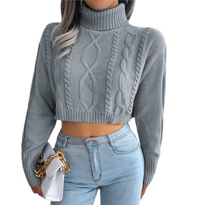 Maglione Lavorato a Maglia con Scollo a V e Ricamo Stile Americano, Casual Invernale da <span class=keywords><strong>Donna</strong></span> - Product Image 6