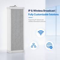 Altavoz de Columna PA Inalámbrico para Exteriores con Red IP LEEPAG H-4011 para Parques Infantiles y Estaciones, Tamaño Personalizable, Asistente de Voz con IA