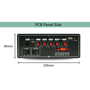 Loa Âm Thanh Pull Rob Bộ Khuếch Đại Công Suất Mô-đun <span class=keywords><strong>Bluetooth</strong></span> <span class=keywords><strong>MP3</strong></span> Máy Nghe Nhạc <span class=keywords><strong>MP3</strong></span> Pin Bảng Micro Không Dây <span class=keywords><strong>Bluetooth</strong></span> 7.4V 2x20W - Product Image 6