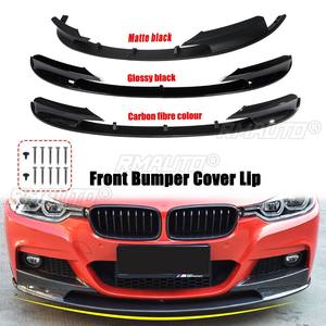 ฝาครอบกันชนหน้า 1 คู่ คาร์บอนไฟเบอร์ / ผิวสีดำ สำหรับ BMW F30 ซีรีส์ 3 สไตล์ M ปี 2012 2013 2014 2015 2016 2017 2018 เท่านั้น - Product Image 1