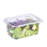Conteneur à pain carré en plastique personnalisé pour snacks Dessert alimentaire Browine Boîte d'emballage blister Plateau de boulangerie pour biscuit