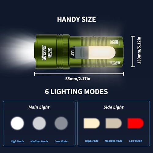 2000 mah battery flashlight