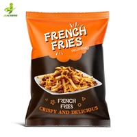 Sachets Oreiller d'Emballage Personnalisés pour Snacks Comestibles, Poches Vides en Plastique Feuille d'Aluminium Mylar pour Chips de Plantain, Banane, Pomme de Terre