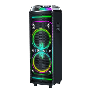 Kép 10 inch corneta amplificada amplificada di động Đảng DJ không dây xe đẩy RGB màu xanh Loa răng 120W - Product Image 1