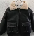 Blouson aviateur vintage en cuir et fourrure de mouton pour homme, fermeture éclair intégrale, toile, vêtement décontracté d'hiver