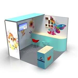 Caja DE LUZ DE 3*<span class=keywords><strong>6m</strong></span>, cabina de exposición cosmética, equipo de Feria Comercial con puesto abierto de 2 lados para eventos y exhibiciones - Product Image 5