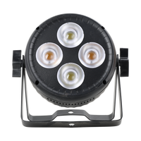 4 Mata 4x50W COB 2IN1 Lampu Permukaan Putih Dingin & Hangat 180W DMX512 Lampu Par Panggung Built-in CTO 60 °   Lensa Untuk Acara Pernikahan