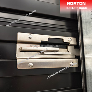 Porte graphique industrielle en acier et en plastique roulante <span class=keywords><strong>électrique</strong></span> et manuelle au design moderne Porte enroulable bon marché en gros - Product Image 5
