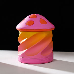 Molinillo de setas alucinógenas grandes 2025, trituradora de especias, molinillo de tabaco para fumar, regalo con caja de exhibición - Product Image 2