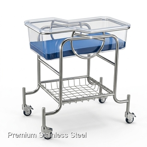 Lit bébé d'hôpital ergonomique de Keling Medical avec roulettes à roulement fluide pour un <span class=keywords><strong>transport</strong></span> rapide - Product Image 3
