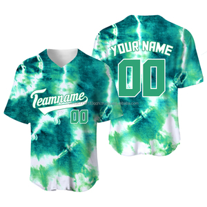 Maillots de baseball pour hommes gratuits personnalisés mode pour hommes et femmes impression numérique maillots de baseball à séchage rapide vêtements de sport - Product Image 5