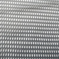 Tissu maillé léger en polyester 300D tricoté en interlock, 320 g/m², respirant, à grande maille, pour siège de chaise de bureau - Vente en gros
