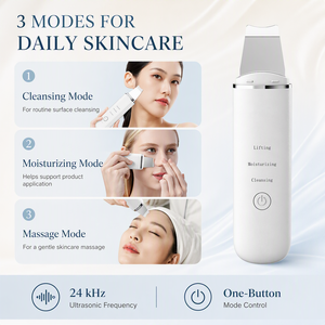 IFINE Exfoliant Facial Ultrasonique Électrique Nettoyant Pores et Points Noirs, Nettoyage en Profondeur pour Usage Domestique - Product Image 5