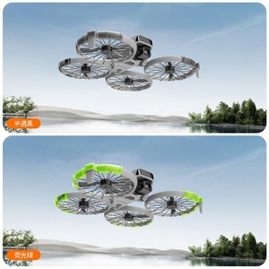 Nouvelle conception simple et élégante, housse de protection rabattable avec lumières LED, télécommande pour la protection des hélices de drone, 3D Flip & Pliable - Product Image 4