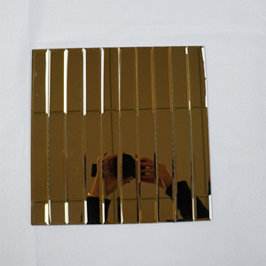 Carreau mosaïque en <span class=keywords><strong>verre</strong></span> miroir moderne de 12x12 pouces brillant de 4mm d'épaisseur <span class=keywords><strong>pour</strong></span> salle de bain cuisine hôtel piscine mur intérieur dos Splash Parquet - Product Image 5