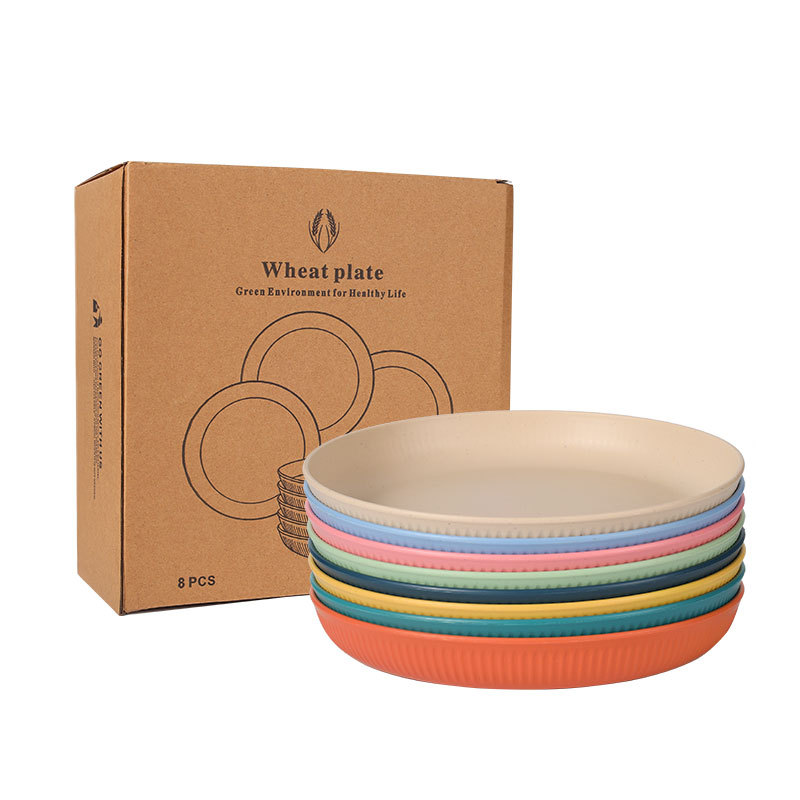Disques à rayures verticales (jeu de 8 pièces) 8 couleurs, vert clair