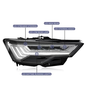 Gruppo Fari JUSHUN per Audi <span class=keywords><strong>A6</strong></span> C8 2019-2023, Faro LED con Proiettore, Luce Diurna, Accessori Auto - Product Image 6