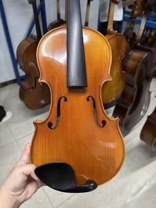 Violín Barato Hecho a Mano, Violín <span class=keywords><strong>3</strong></span>/<span class=keywords><strong>4</strong></span> para Estudiantes, Abeto Sólido, Arce Flameado, Gran Sonido, Buena Mano <span class=keywords><strong>de</strong></span> Obra, <span class=keywords><strong>Precio</strong></span> al por Mayor - Product Image 2