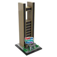 Jouet de construction créatif en plastique ABS MOC, blocs de construction DIY personnalisés pour animaux, navires, avions, figurines humaines, décoration de la maison