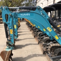 KUBOTA-MINI excavadora usada, U-17/U25S/017CR, precio bajo