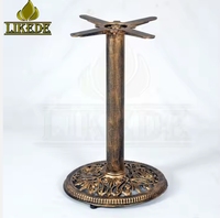 Pieds de meuble en fer forgé laiton antique Pieds de table basse et de table de patio en fonte