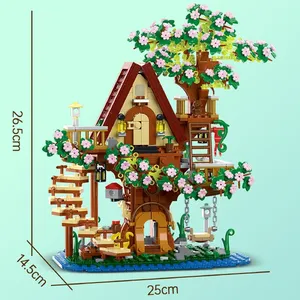Mork 20206 2025 New 3-in-1City MOC Treehouse Model Creator Room Home Bricks Kids Children Toys Gift 959pcs Building Blocks Sets - Product Image 3