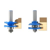 Fraise à rainurer et à profiler en carbure monobloc pour routeur CNC, en acier à faible teneur en carbone, 12 mm, 45 HRC, ODM OEM
