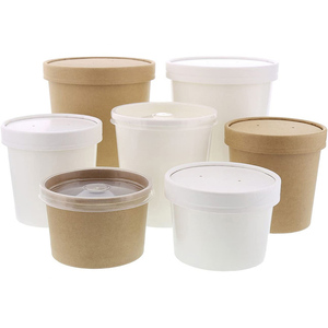 Vasos de Papel para Sopa Blancos Lisos Ecológicos de 12 oz, Recubiertos de PE, Antiderrames, Personalizables, Desechables, para Cafetería y Uso con Fideos - Product Image 6