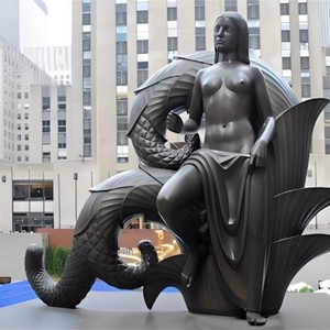 Vincentaa thiết kế mới huyền thoại hình thiên thần đồng điêu khắc được sử dụng cho trang trí ngoài trời - Product Image 2