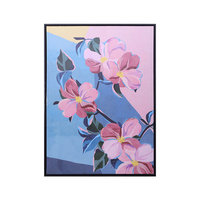 Peinture sur toile Homco en gros, art mural moderne, salon, mariage, taille personnalisée, peinte à la main, multicolore, cadre personnalisé