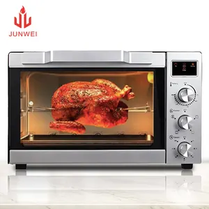 Junwei KX-660 cheap price piekarnik 110v 220v kitchen appliance 60L silver crests oven big bakery machine