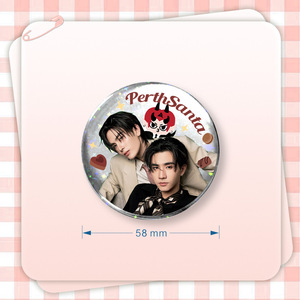 Pins de insignia de 5.8CM de PondPhuwin PerthSanta AouBoom DewTee JuniorMark EmiBonnie GMMTV <span class=keywords><strong>CP</strong></span>, Broche KengNamping TeeteePor, Decoración para Bolsos, Regalo - Product Image 2