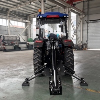 Tracteur agricole avec chargeur frontal, tracteur de jardin, 30hp, 40hp, 50hp, 60hp, 70hp, 80hp, vente directe d'usine